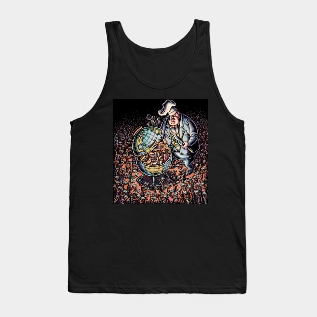 Global Wealth Barbecue Grill Tank Top by Lisa Haney